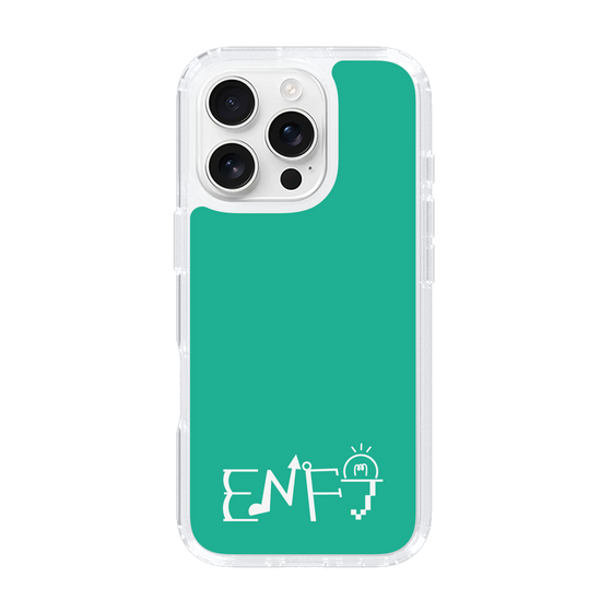 スリムプロテクションケース［ オリジナル - ENFJ 主人公 - アルファベット - グリーン ］