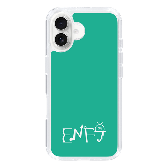 スリムプロテクションケース［ オリジナル - ENFJ 主人公 - アルファベット - グリーン ］