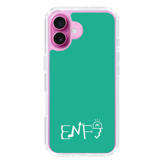 スリムプロテクションケース［ オリジナル - ENFJ 主人公 - アルファベット - グリーン ］