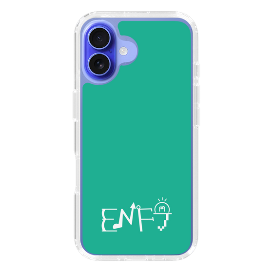 スリムプロテクションケース［ オリジナル - ENFJ 主人公 - アルファベット - グリーン ］