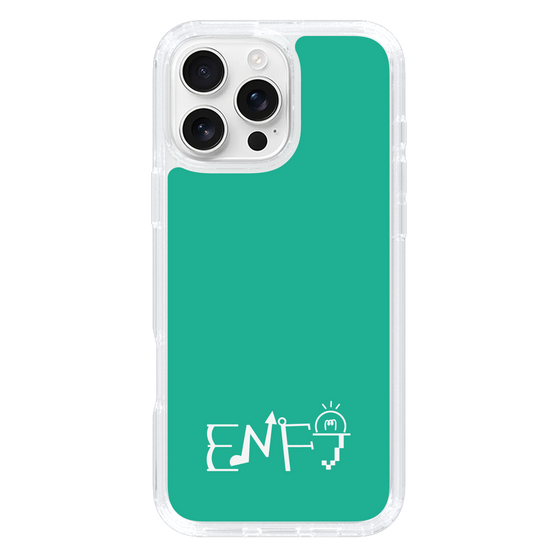 スリムプロテクションケース［ オリジナル - ENFJ 主人公 - アルファベット - グリーン ］