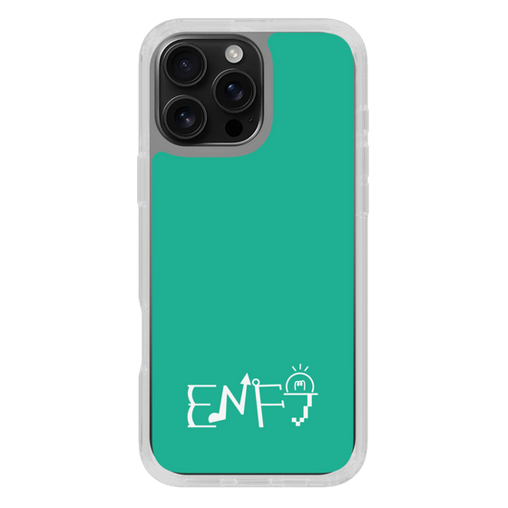 スリムプロテクションケース［ オリジナル - ENFJ 主人公 - アルファベット - グリーン ］