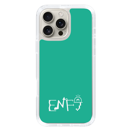 スリムプロテクションケース［ オリジナル - ENFJ 主人公 - アルファベット - グリーン ］