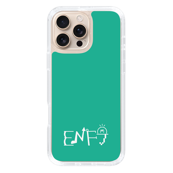 スリムプロテクションケース［ オリジナル - ENFJ 主人公 - アルファベット - グリーン ］