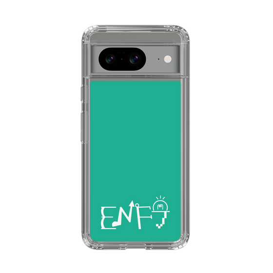 スリムプロテクションケース［ オリジナル - ENFJ 主人公 - アルファベット - グリーン ］