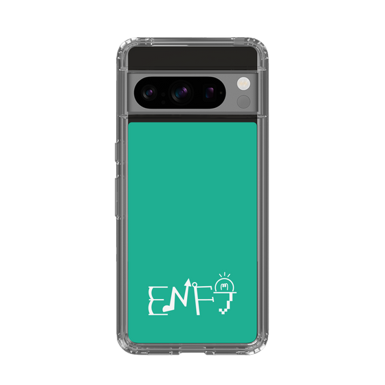 スリムプロテクションケース［ オリジナル - ENFJ 主人公 - アルファベット - グリーン ］