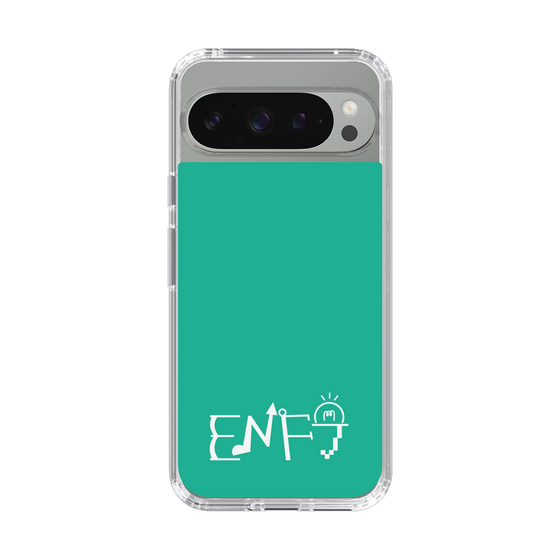 スリムプロテクションケース［ オリジナル - ENFJ 主人公 - アルファベット - グリーン ］