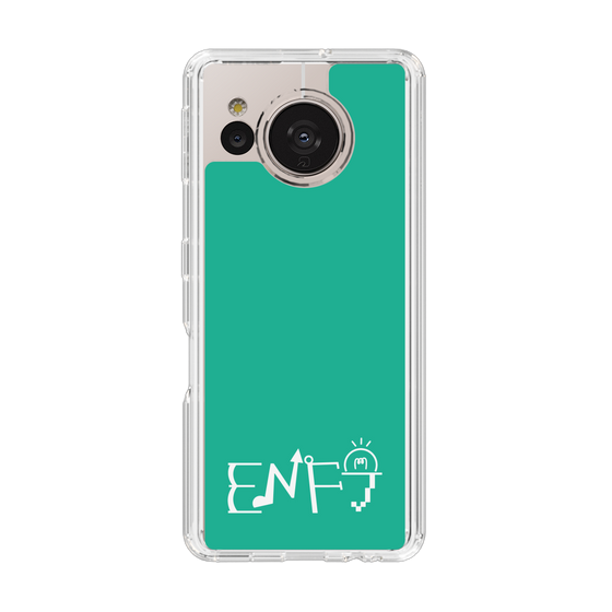 スリムプロテクションケース［ オリジナル - ENFJ 主人公 - アルファベット - グリーン ］