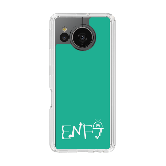 スリムプロテクションケース［ オリジナル - ENFJ 主人公 - アルファベット - グリーン ］