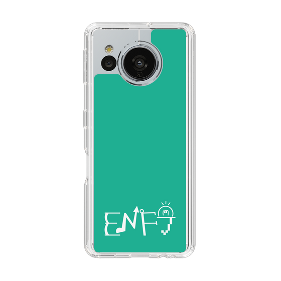 スリムプロテクションケース［ オリジナル - ENFJ 主人公 - アルファベット - グリーン ］