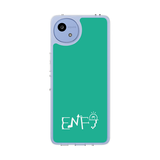 スリムプロテクションケース［ オリジナル - ENFJ 主人公 - アルファベット - グリーン ］