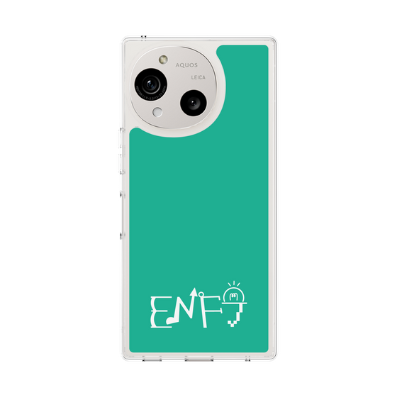 スリムプロテクションケース［ オリジナル - ENFJ 主人公 - アルファベット - グリーン ］