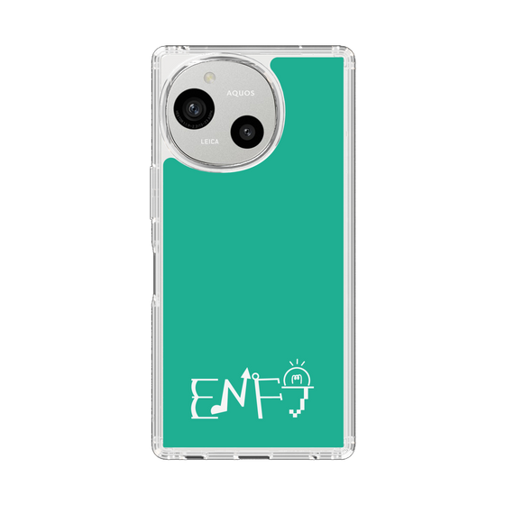 スリムプロテクションケース［ オリジナル - ENFJ 主人公 - アルファベット - グリーン ］