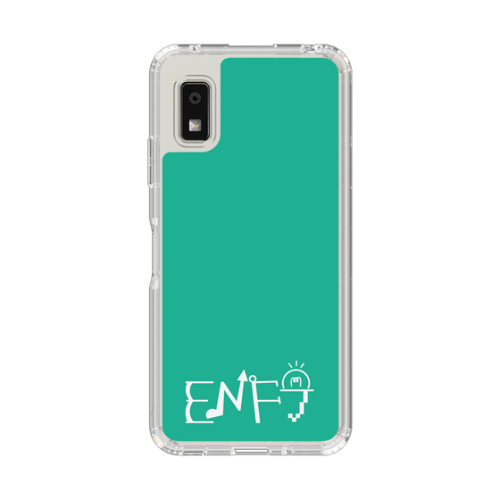 スリムプロテクションケース［ オリジナル - ENFJ 主人公 - アルファベット - グリーン ］
