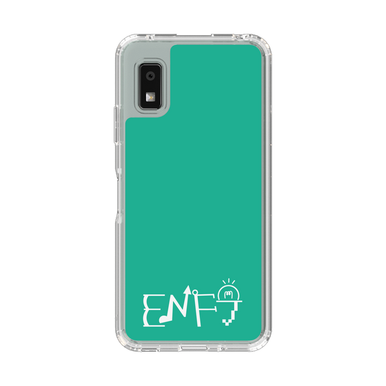 スリムプロテクションケース［ オリジナル - ENFJ 主人公 - アルファベット - グリーン ］