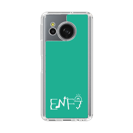 スリムプロテクションケース［ オリジナル - ENFJ 主人公 - アルファベット - グリーン ］
