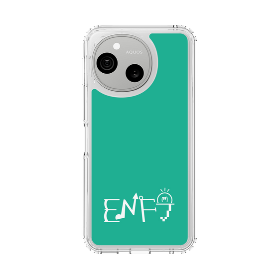 スリムプロテクションケース［ オリジナル - ENFJ 主人公 - アルファベット - グリーン ］