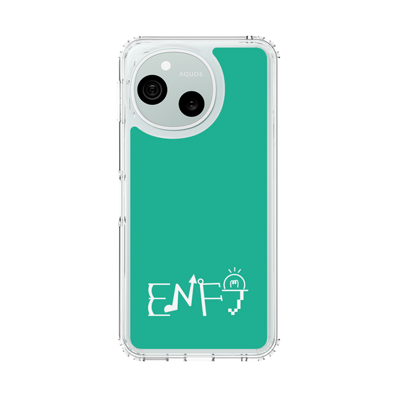 スリムプロテクションケース［ オリジナル - ENFJ 主人公 - アルファベット - グリーン ］