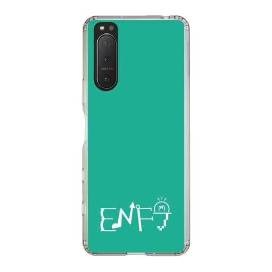 スリムプロテクションケース［ オリジナル - ENFJ 主人公 - アルファベット - グリーン ］