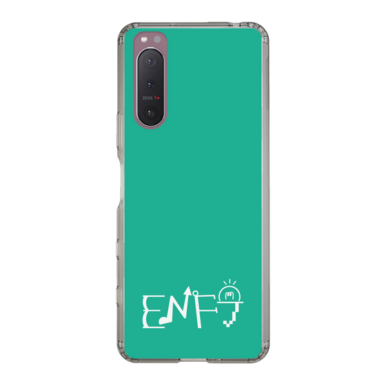 スリムプロテクションケース［ オリジナル - ENFJ 主人公 - アルファベット - グリーン ］