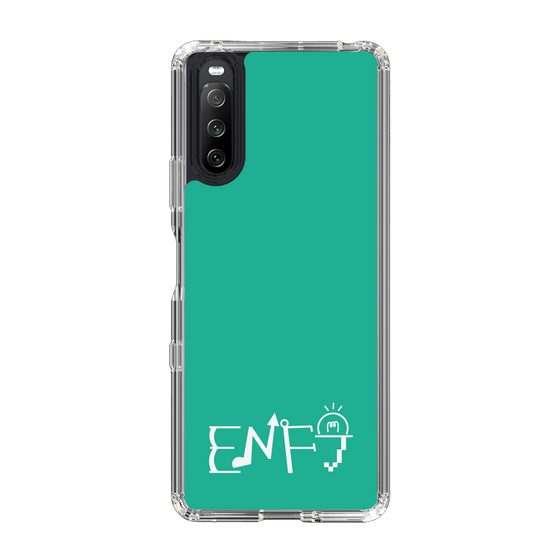 スリムプロテクションケース［ オリジナル - ENFJ 主人公 - アルファベット - グリーン ］