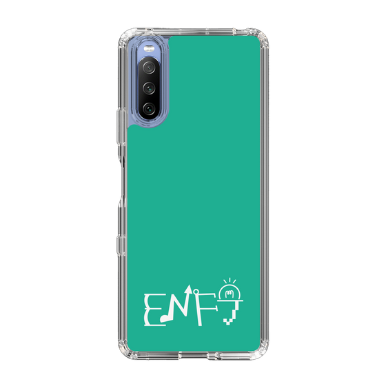 スリムプロテクションケース［ オリジナル - ENFJ 主人公 - アルファベット - グリーン ］