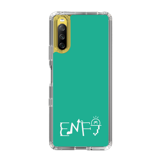 スリムプロテクションケース［ オリジナル - ENFJ 主人公 - アルファベット - グリーン ］