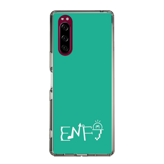 スリムプロテクションケース［ オリジナル - ENFJ 主人公 - アルファベット - グリーン ］