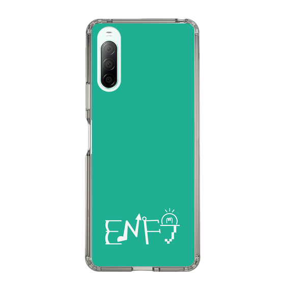 スリムプロテクションケース［ オリジナル - ENFJ 主人公 - アルファベット - グリーン ］