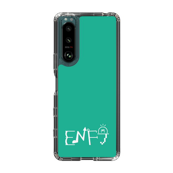 スリムプロテクションケース［ オリジナル - ENFJ 主人公 - アルファベット - グリーン ］