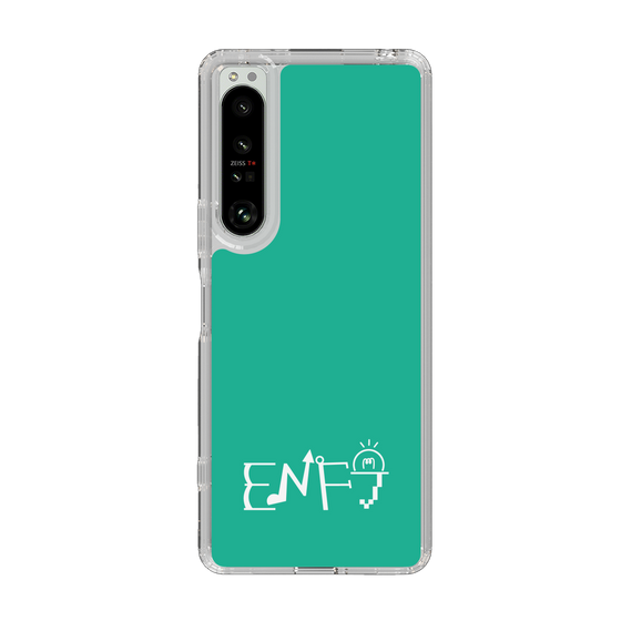 スリムプロテクションケース［ オリジナル - ENFJ 主人公 - アルファベット - グリーン ］