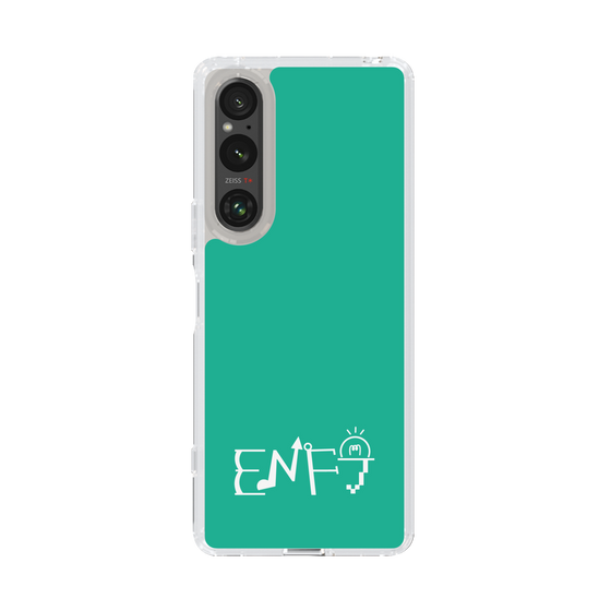 スリムプロテクションケース［ オリジナル - ENFJ 主人公 - アルファベット - グリーン ］