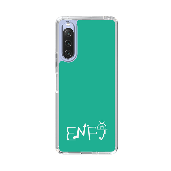 スリムプロテクションケース［ オリジナル - ENFJ 主人公 - アルファベット - グリーン ］