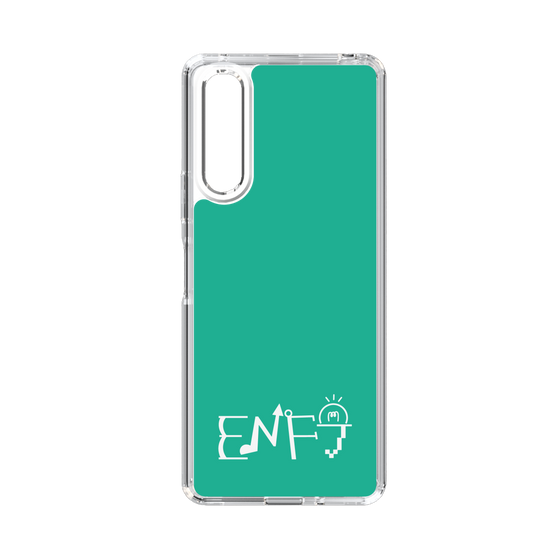 スリムプロテクションケース［ オリジナル - ENFJ 主人公 - アルファベット - グリーン ］