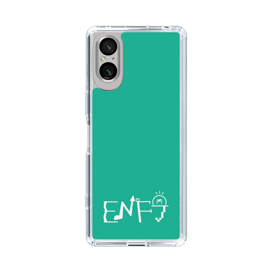 スリムプロテクションケース［ オリジナル - ENFJ 主人公 - アルファベット - グリーン ］