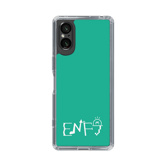 スリムプロテクションケース［ オリジナル - ENFJ 主人公 - アルファベット - グリーン ］