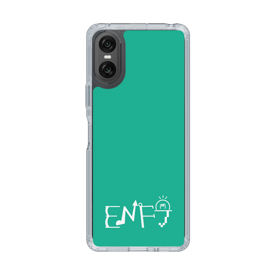 スリムプロテクションケース［ オリジナル - ENFJ 主人公 - アルファベット - グリーン ］