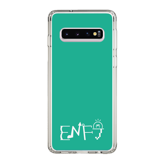 スリムプロテクションケース［ オリジナル - ENFJ 主人公 - アルファベット - グリーン ］