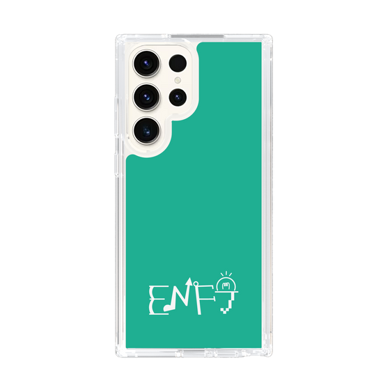 スリムプロテクションケース［ オリジナル - ENFJ 主人公 - アルファベット - グリーン ］