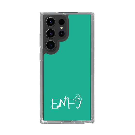 スリムプロテクションケース［ オリジナル - ENFJ 主人公 - アルファベット - グリーン ］