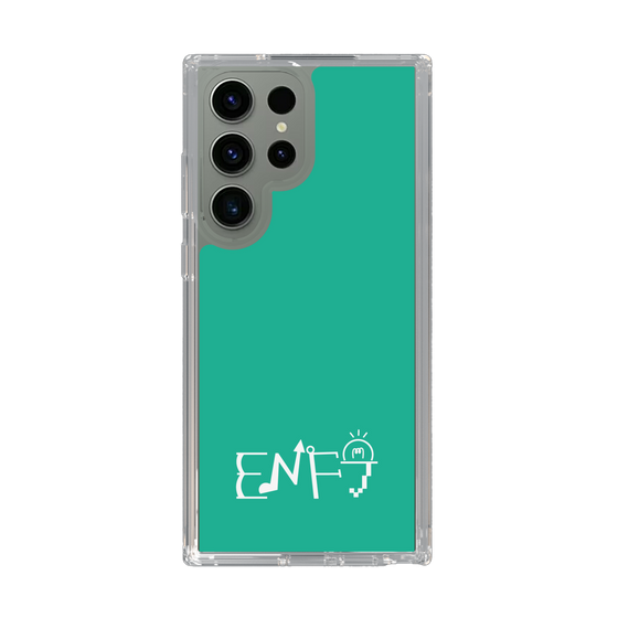 スリムプロテクションケース［ オリジナル - ENFJ 主人公 - アルファベット - グリーン ］