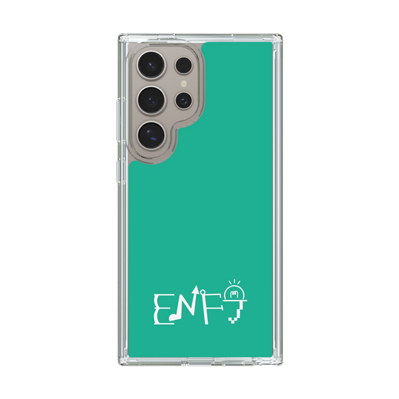 スリムプロテクションケース［ オリジナル - ENFJ 主人公 - アルファベット - グリーン ］