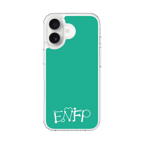 スリムプロテクションケース［ オリジナル - ENFP 運動家 - アルファベット - グリーン ］