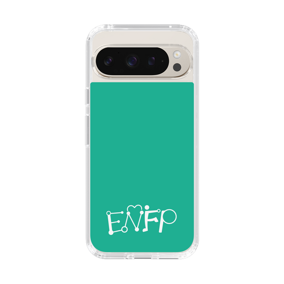 スリムプロテクションケース［ オリジナル - ENFP 運動家 - アルファベット - グリーン ］