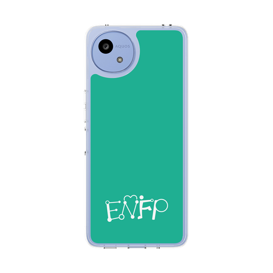 スリムプロテクションケース［ オリジナル - ENFP 運動家 - アルファベット - グリーン ］