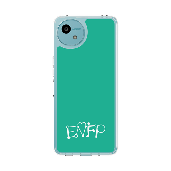 スリムプロテクションケース［ オリジナル - ENFP 運動家 - アルファベット - グリーン ］