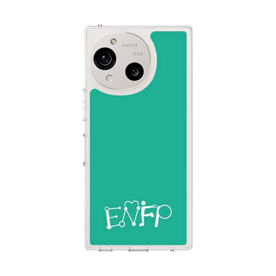 スリムプロテクションケース［ オリジナル - ENFP 運動家 - アルファベット - グリーン ］