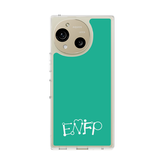 スリムプロテクションケース［ オリジナル - ENFP 運動家 - アルファベット - グリーン ］