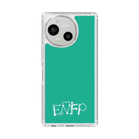 スリムプロテクションケース［ オリジナル - ENFP 運動家 - アルファベット - グリーン ］