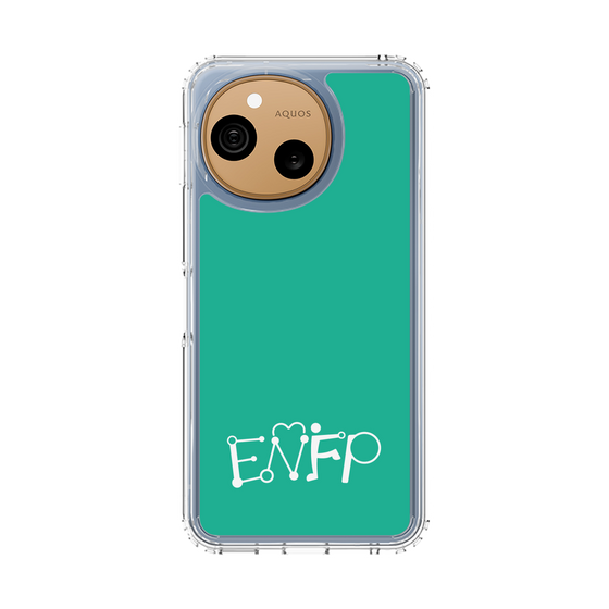スリムプロテクションケース［ オリジナル - ENFP 運動家 - アルファベット - グリーン ］